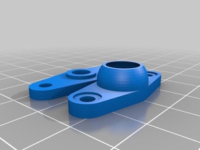 my customized ball caster v2 robotics 3d print model - Mito3D