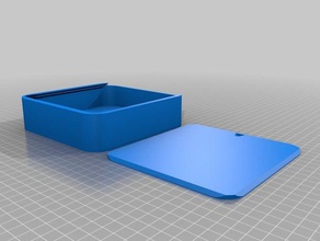 cardline animaux v1 round box lid containers customized 3d print model - Mito3D