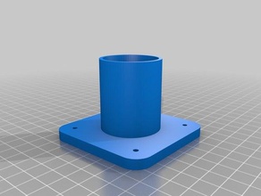 meu personalizados ponta de mangueira flange partes 3d print model - Mito3D