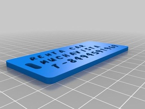 muchavista organización personalizado 3d print model - Mito3D