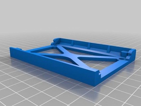 rampe 14 base di montaggio snap-fit l'elettronica sketchup 3d print model - Mito3D