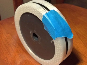 simples tampa da bobina marca de uma fibra spool 3d a impressora os acessórios carbono 3d print model - Mito3D