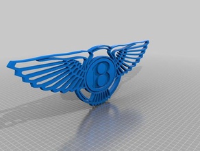 bentley-logo Zeichen logos 3d print model - Mito3D