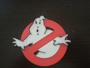 ghostbusters logo segni e loghi film 3d print model - Mito3D