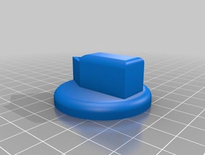 manopola par un solarium pièces bouton 3d print model - Mito3D