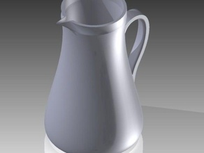 coffee milk jug kitchen dining jugs 3d print model - Mito3D