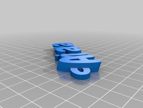 my customized iamburnys v2text name keyring keyfob keychains 3d print model - Mito3D