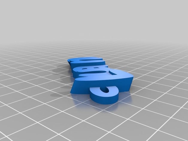 mi personalizados iamburnys v2text nombre llavero mando llaveros 3D print model - Mito3D