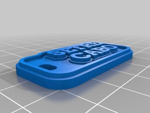 setre cabo de porte-clés personnalisé 3d print model - Mito3D