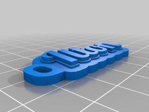 hilton llaveros personalizado 3d print model - Mito3D