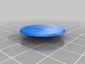 jhd ball marker sport all'aperto personalizzato 3d print model - Mito3D