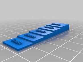 jauge d'épaisseur 3d de l'impression tests 3d print model - Mito3D