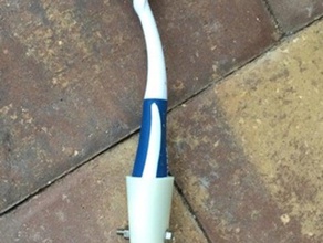 brush handle extender outdoor garden holder toothbrush 3d print model - Mito3D