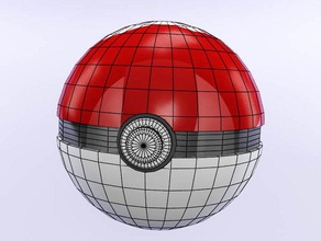 pokemon pokeball gehen Spiele Spielzeug 3d print model - Mito3D