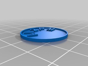 am2pm coins badges customized 3d print model - Mito3D