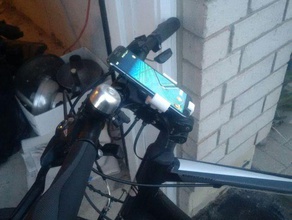 Fahrrad Handy Halterung samsung note 2 mobile Radfahren galaxy 3d print model - Mito3D