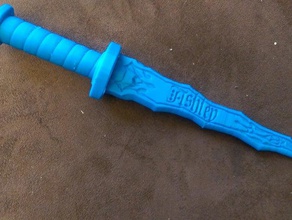 ashleys dark one dagger once scans replicas customized 3d print model - Mito3D