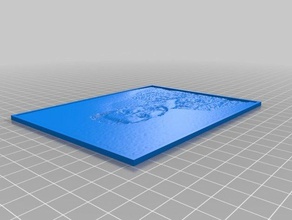 cesar 2d a arte personalizado 3d print model - Mito3D