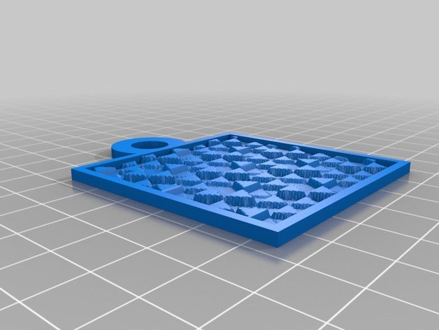 pattern sqr 2d art customized 3D print model - Mito3D