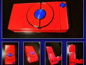 pokemon go iphone 6-5 case hinge pins upgrade games 5 3d print model - Mito3D