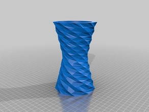 nonagon vase lamp design art 3d print model - Mito3D