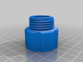 adaptador de la manguera partes 3d print model - Mito3D