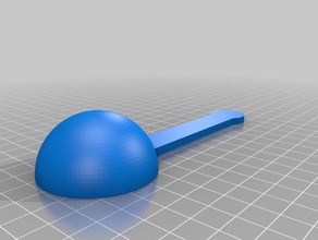 my customized coffee scoop kitchen dining 3d print model - Mito3D