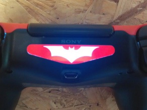 batman sticker ps4 controller led laser cut toy game accessories lasercut vinyl 3d print model - Mito3D
