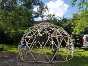 46 meter dome engineering 3d print model - Mito3D