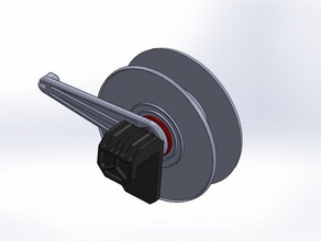 suporte para rolos filamentos-genéricos-brasil-replicador de 5ª geração partes 3d print model - Mito3D