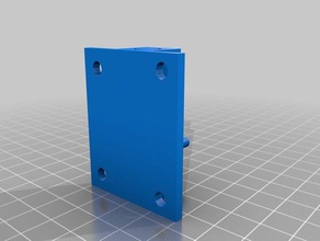 porta scorrevole bullone 3d stampa 3d print model - Mito3D