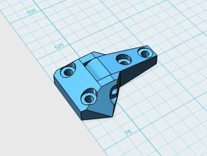 small door hinge 3d printer accessories handle zav 3d print model - Mito3D