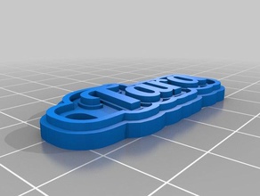 tecla de tara llaveros personalizado 3d print model - Mito3D