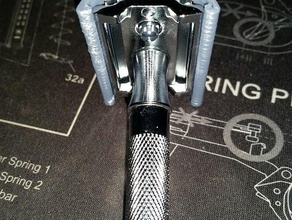 safety razor cover household double edge shaving 3d print model - Mito3D