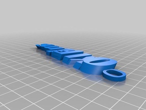 oki Anahtarlık keyfob organizasyon özelleştirilmiş 3d print model - Mito3D