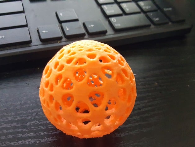 amoeball math art 3D print model - Mito3D