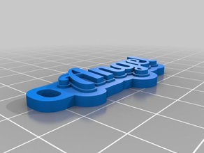 Engel Schlüsselanhänger angepasst 3d print model - Mito3D
