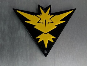 equipe instinto emblema os acessórios pokemon ir de 3d print model - Mito3D