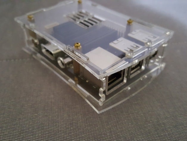 odroid-c2-Acryl-laser-cut-case Elektronik 3D print model - Mito3D