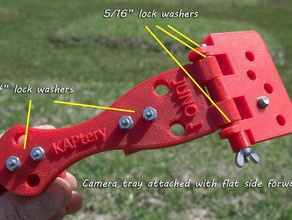 juno pole bracket Kamera Kamera-mount kap kaptery kite photography 3d print model - Mito3D