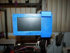 bracket paneldue 3d printer accessories 2020 extrusion 3d print model - Mito3D