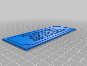 caleb thomas craft room signs logos customized 3d print model - Mito3D