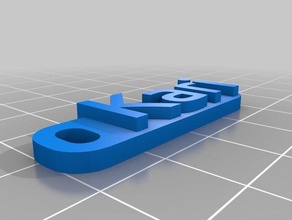 kari keychains customized 3d print model - Mito3D
