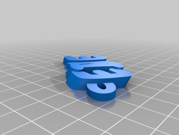 eine adı Anahtarlık keyfob organizasyon özelleştirilmiş 3D print model - Mito3D