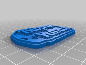 b&uumlsrayavuz chaveiros personalizado 3d print model - Mito3D