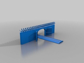 gate camp Gebäude Strukturen 3d print model - Mito3D