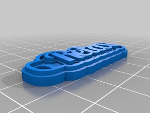 np tag keychain keychains customized 3d print model - Mito3D