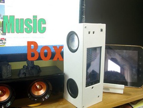 music box vecchio smartphone nexus one audio altoparlante 3d print model - Mito3D