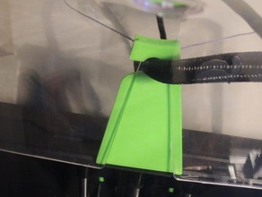 ffcp parte superior de la tapa saliente del soporte cable calor portero 3d impresora partes 3d print model - Mito3D