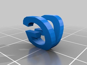 vg signos logotipos personalizado 3d print model - Mito3D